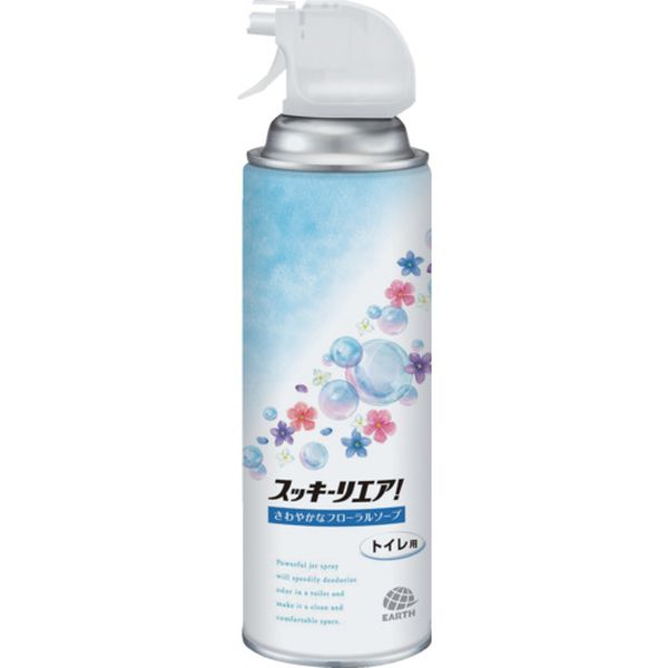 【メーカー在庫あり】 アース製薬(株) アース 消臭芳香スプレー スッキーリエア！トイレ用 さわやかなフローラルソープ 223418 JP店