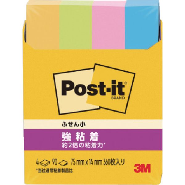 ・古紙100%の再生紙を使用し、環境保全を考え、資源をムダなく利用しています。・色：ビビットイエロー・アシッドライム・トロピカルピンク・ブルーパラダイス・縦(mm)：75・横(mm)：14・パック入数：90枚×4冊・本体：古紙パルプ配合率100%の再生紙・粘着剤：アクリル系粘着剤・強粘着タイプですので、紙の種類によっては、はがすときに表面を破損する恐れがあります。・製品によって、形状が少しカールしている場合がございますが品質には何ら影響はありません。・生産国 アメリカ・JANコード 4549395526116・質量 36g・コード：103-0233 ・品目：560SSNE560SS-NE楽天 JP店