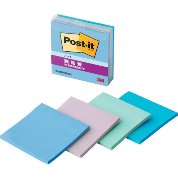 【メーカー在庫あり】 654SSMC2 スリーエム 3M ポスト・イット 強粘着ノート マルチカラー2 654SS-MC-2..