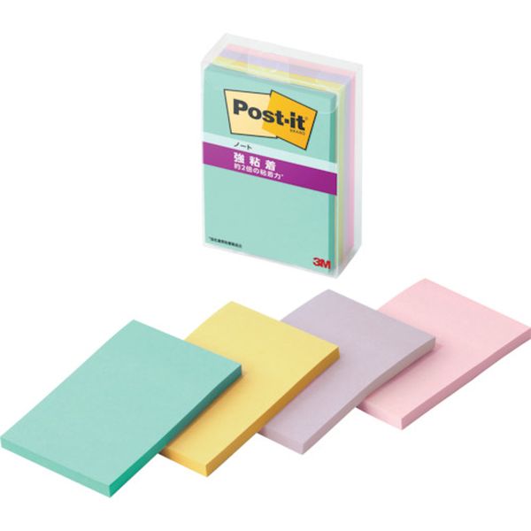 【メーカー在庫あり】 656SSMC5N スリーエム 3M ポスト・イット 強粘着ノート マルチカラー5 656SS-MC-..