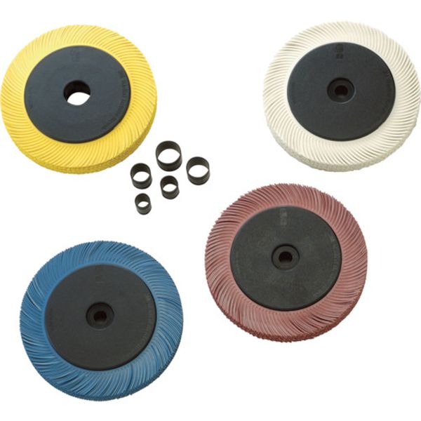 【メーカー在庫あり】 BRBRSH120758 スリーエム 3M ラジアル・ブリッスルブラシ ＃120相当 白 193.7mm 2個入り BR BRSH 120 7-5/8 JP店(4)