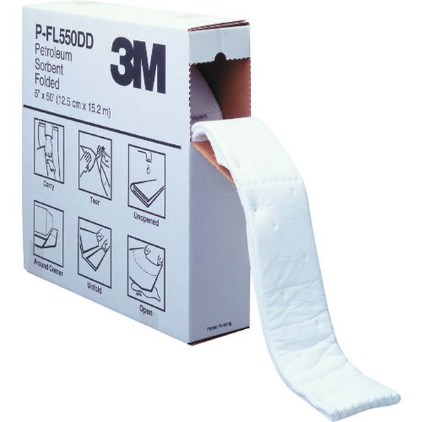 【メーカー在庫あり】 PFL550DD スリーエム 3M オイルソーベント(フォールデッドタイプ) 127mmX15.2m(1..
