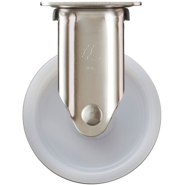 【メーカー在庫あり】 320SRPN75 ステンレス製プレート式キャスター 固定 車輪径75mm ナイロン車輪 Sシリーズ 320SRP-N75 JP店