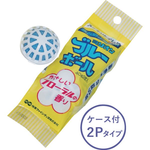 ・尿石の付着をしっかり防ぎ、清掃の手間と悪臭と配管劣化の防止に効果的です。・虫除け効果もあります。・容器付きなので小便器にそのまま投入するだけです。・中身が溶けても配管に詰まる心配はありません。・容量(ml)：40・持続期間：1〜3か月・有機酸・パラジクロロベンゼン・香料・防錆剤・40g×2球入・開封後、ご使用にならない場合は輪ゴム等で密封して幼児の手の届かない冷暗所に保管してください。・使用頻度の高い小便器は2個以上使してください。・持続期間はトイレの使用頻度、水の使用量、気温、水温などにより異なります。・生産国 日本・JANコード 4901425142213・質量 80g・コード：684-9944 ・品目：10001000楽天 JP店