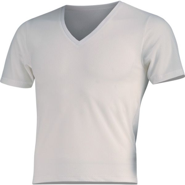 Work Clothes - 【メーカー在庫あり】 688801L (株)カジメイク カジメイク 6888 ソルジャーメッシュエア半袖Vネック ホワイト L 6888-01-L JP店