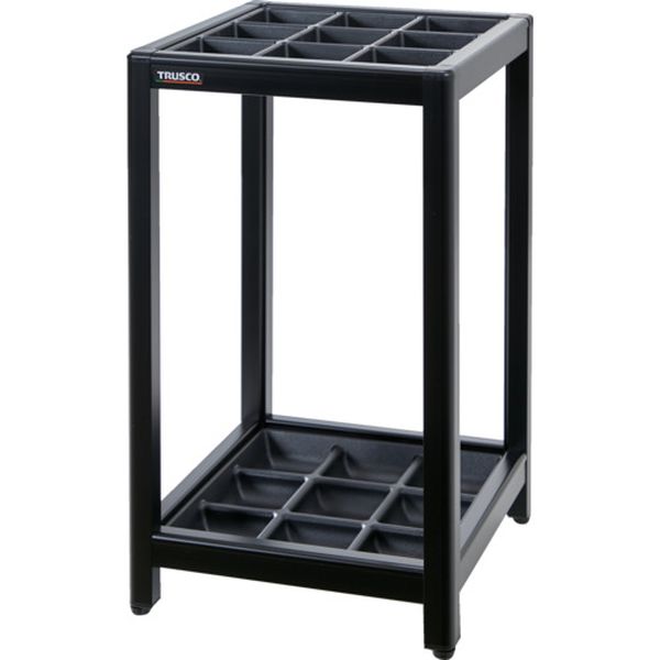 【メーカー在庫あり】 TAK9BK トラスコ中山(株) TRUSCO アルミ傘立て 9本立 ブラック TAK-9-BK JP店