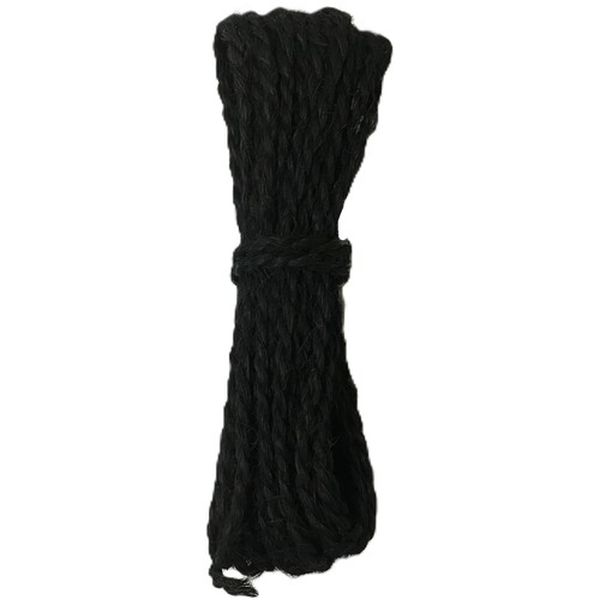 【メーカー在庫あり】 A6 (株)ユタカメイク ユタカメイク 荷造り紐 シュロ縄 3φ×10m 黒 A-6 JP店