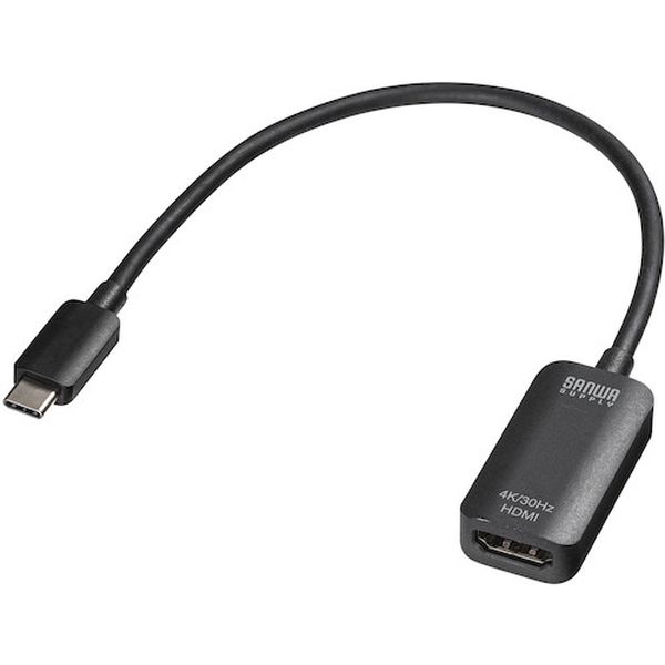  ADALCHD02 サンワサプライ(株) SANWA USB Type C-HDMI変換アダプタ(4K/30Hz) AD-ALCHD02 JP店