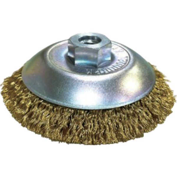 【メーカー在庫あり】 BMB085 高島産業(株) 高島産業 ベベルブラシ 電動工具用 ベベル型 85xM10x67 真鍮-0.15 BMB-085 JP店