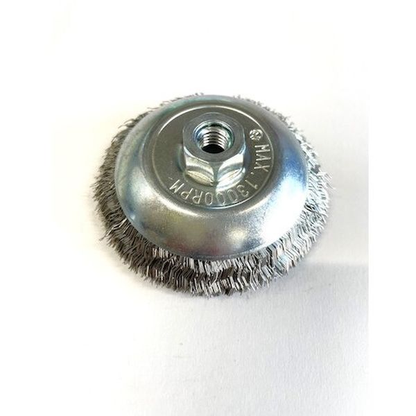 【メーカー在庫あり】 BMS085 高島産業(株) 高島産業 ベベルブラシ 電動工具用 ベベル型 85xM10x67 SUS-0.3 BMS-085 JP店