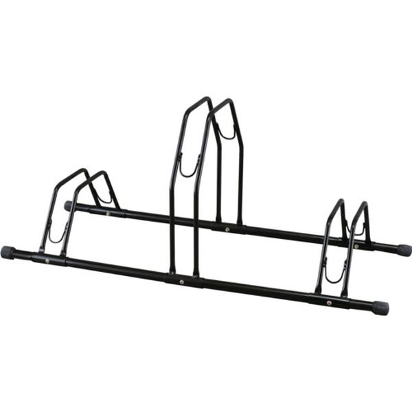 【メーカー在庫あり】 BYS3R アイリスオーヤマ(株) IRIS 206339 自転車スタンド(3台用) ブラック BYS-3-R JP店(4.0)