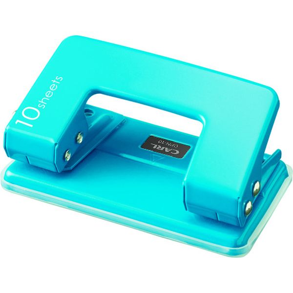 【メーカー在庫あり】 CPN10B カール事務器(株) カール 2穴パンチ ブルー 穿孔枚数10枚 CPN-10-B JP店
