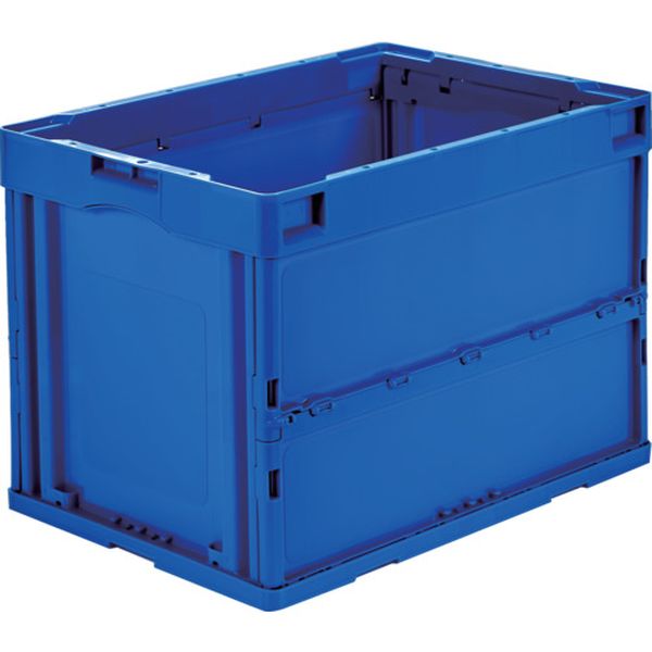 【メーカー在庫あり】 CRS60NDB トラスコ中山(株) TRUSCO オリコン 折りたたみコンテナ60L ダークブル..