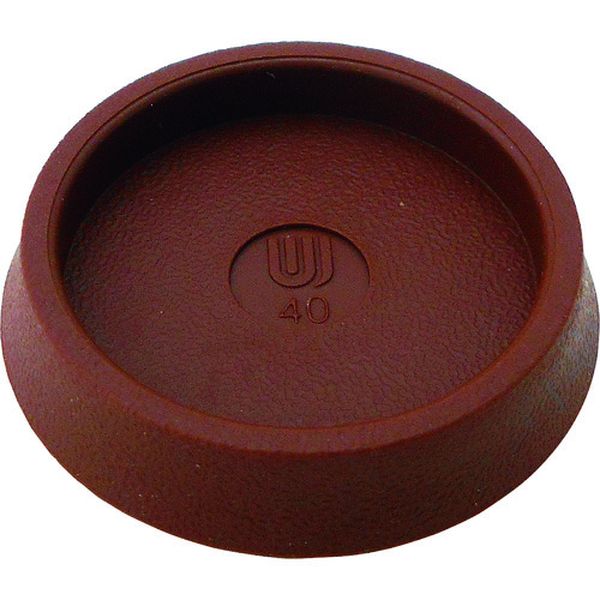 【メーカー在庫あり】 GK261 和気産業(株) WAKI イスゴム 平置 茶丸 1個 GK-261 JP店