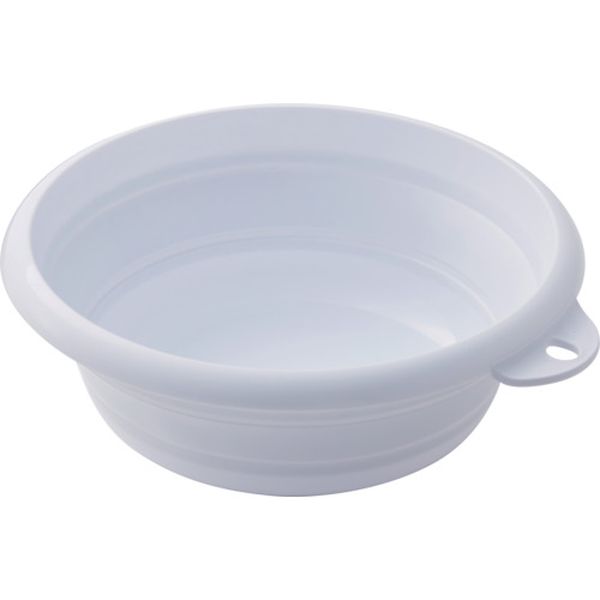 ・コンパクトにたためるので狭いバスルームもスッキリ　・吊り下げ穴付　　・色：ホワイト・幅(mm)：253・奥行(mm)：274・高さ(mm)：95折り畳み時寸法(mm)：253×274×35 mm・おりたためる湯おけのマグネット付　・熱可逆...