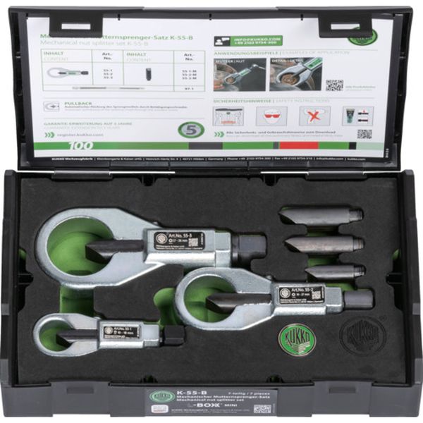 【メーカー在庫あり】 K55B KUKKO社 クッコ ナットブレーカーセット 10〜36mm K-55-B JP店