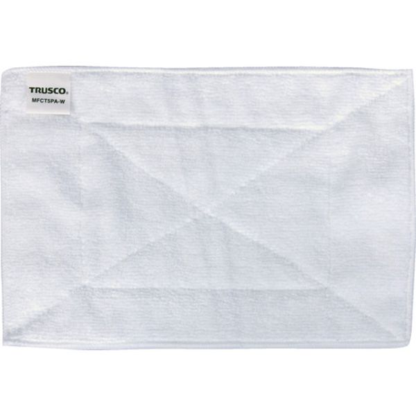 【メーカー在庫あり】 MFCT5PAW トラスコ中山(株) TRUSCO マイクロファイバーカラー雑巾180x280 5枚入 ..
