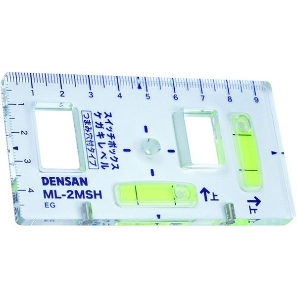【メーカー在庫あり】 ML2MSH ジェフコム(株) デンサン スイッチボックスケガキレベル(つまみ穴付タイ..