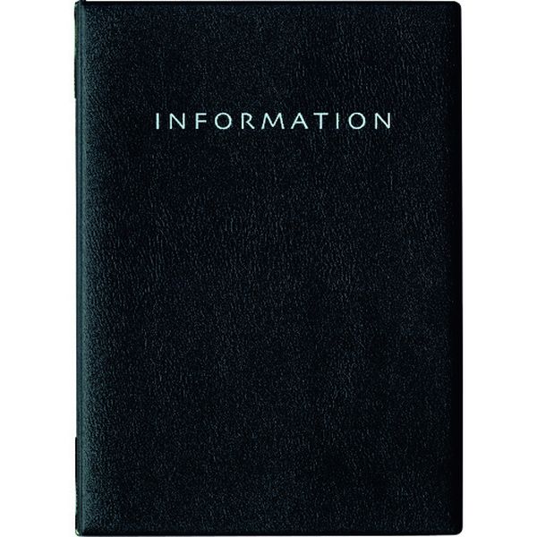 ・高級感のあるレザー調です。・INFORMATIONと印刷が入っています。・色：黒・規格：A4(6ページ)・縦(mm)：318・横(mm)：225・厚さ(mm)：14・中紙サイズ：W210XD297mm(A4サイズ)・本体サイズ：W225XD318XH16mm・表紙サイズ：W225XD318mm・表紙：PVC・ケース：2枚8ページ分付属・生産国 日本・JANコード 4970115565403・質量 415g・コード：159-6239 ・品目：MN180BKMN-180-BK楽天 JP店