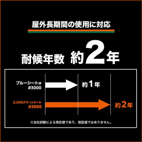 【メーカー在庫あり】 ODS7272 肩掛けなので運搬時両手が使えるエコODグリーンシート ＃3000 7.2×7.2m ODS-7272 JP店 3