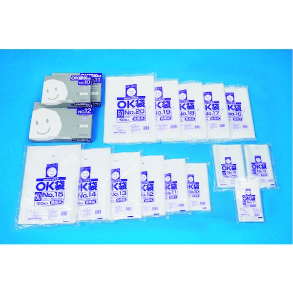 【メーカー在庫あり】 OK5016 大倉工業(株) オークラ OK袋 0.05mm 16号 OK (50)16 ...