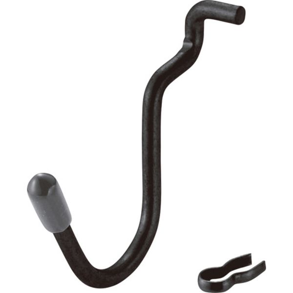 ・パンチングボード用フックです。・工具の収納・分類に。・幅(mm)：5・奥行(mm)：49(44)・色：黒・品名：U型フック(キャップ色黒)・長さ(mm)：48・キャップ色：黒・縦(mm)：48・パンチングボードパーツ・鉄(黒塗装)・フック止め具・生産国 台湾・JANコード 4977720160436・質量 8g・コード：687-9728 ・品目：PBUFB39PBUFB-39楽天 JP店