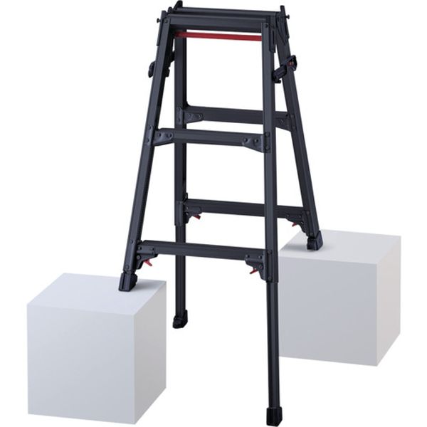 Stepladders - 【メーカー在庫あり】 RYZB09A 長谷川工業(株) ハセガワ ハシゴ兼用伸縮脚立(ブラックレーベル)RYZB-09a(10908) RYZB-09A JP店