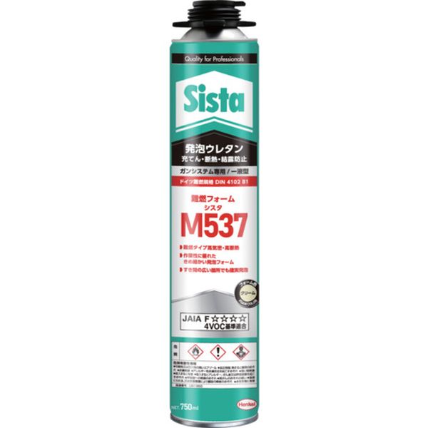 【メーカー在庫あり】 SUM537 ヘンケルジャパン(株) Sista 発泡ウレタン M537 750ml SUM-537 JP店
