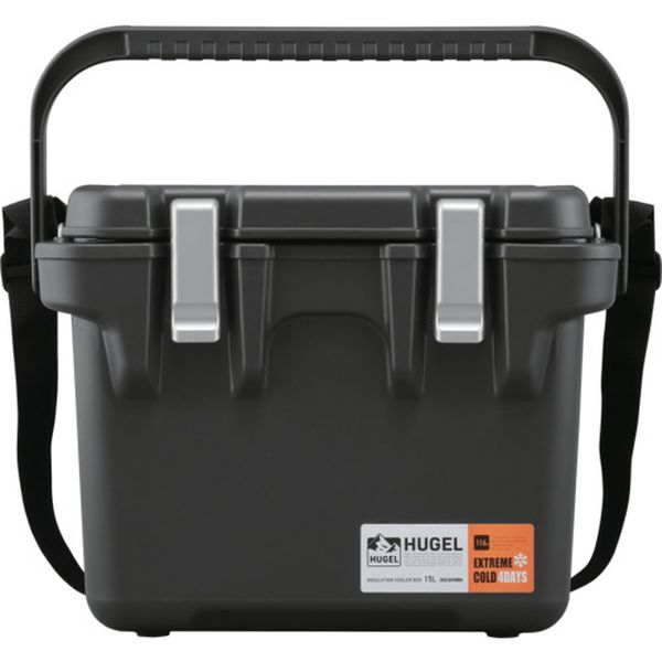 Kitchen Pot - 【メーカー在庫あり】 VITC15CH 208352 HUGEL 真空断熱クーラーボックス 15L チャコールグレー VITC-15-CH JP店