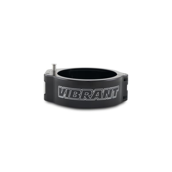  Vibrant 2.5in O.D. Aluminized HD 2.0 クランプ -アルマイト ブラック (クランプ Only) vib32535 JP店