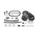 【USA在庫あり】 Radium Engineering FCST-X Brushless Ti Automotive E5LM フューエル Cell Surge Tank (Pumps NOT Included) rad20-1993-00 JP店