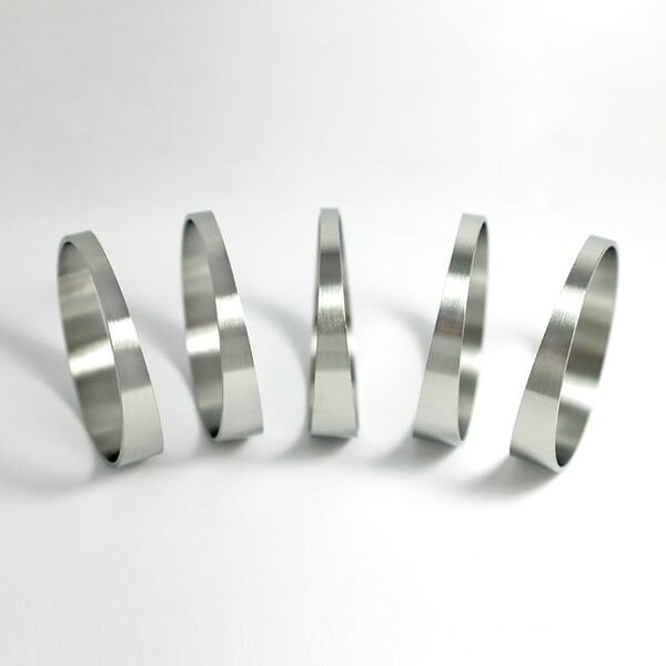 【USA在庫あり】 Stainless Bros 3インチ x 1.5D/4.5インチ CLR Loose Radius 16 Gauge Pie Cut - 5個..