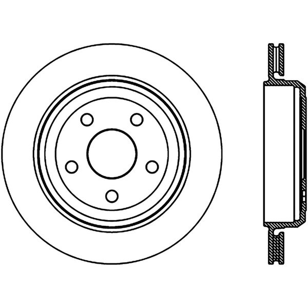  StopTech スリット Sport ブレーキローター 11年-17年 Jeep Gr、 Cherokee Excludes SRT8 sto126.58007SR JP店
