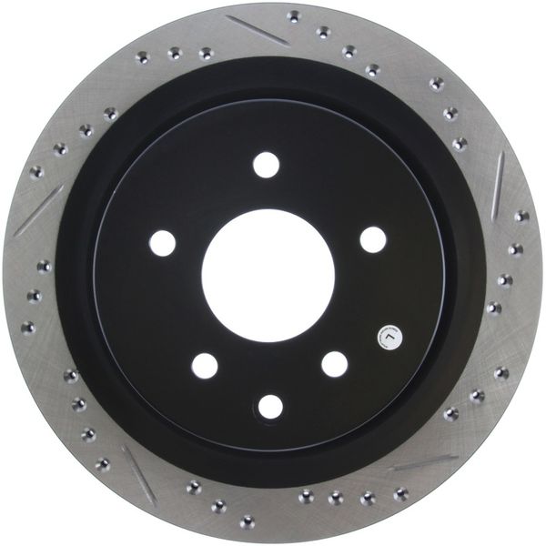 【USA在庫あり】 StopTech 06-07 350Z / 05-07 G35 / 06-07 G35X SportStop Slotted & Drilled リア Left Rotor sto127.42088L JP店