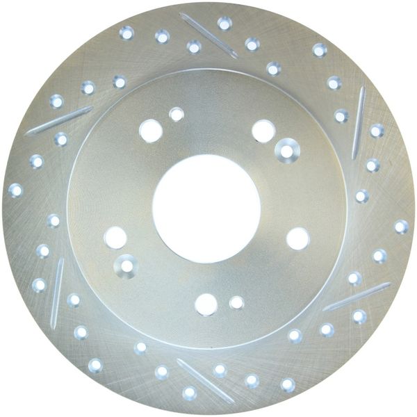 【USA在庫あり】 StopTech Select Sport 06-15 Honda Civic Si Slotted and Drilled Left Rear Rotor sto227.40040L JP店