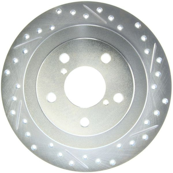 【USA在庫あり】 StopTech Select Sport 98-08 スバル Forester Slotted and Drilled Left Rear Rotor sto227.47011L JP店