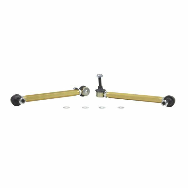  Whiteline 02年-06年 Mini クーパーS フロント Swaybar link kit-アジャスタブル ball end links whlKLC106 JP店