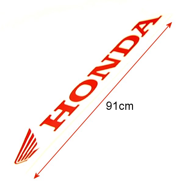 【USA在庫あり】 ファクトリーFX FACTORY EFFEX デカール 914mmx102mm ホンダ 赤 4320-0909 JP店