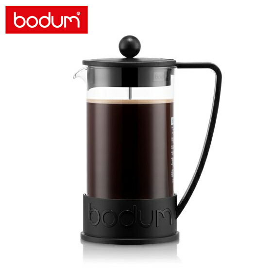 フレンチプレス 【コーヒー器具】ボダム ブラジル bodum BRAZIL フレンチプレス コーヒーメーカー 0.35L【ブラック】耐熱ガラス プレス コーヒー コーヒー豆
