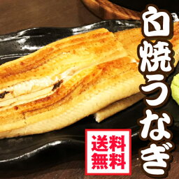 【送料無料 】浜名湖産　白焼きうなぎ　2尾セット　(浜名湖で育ったこだわりのうなぎ! !)