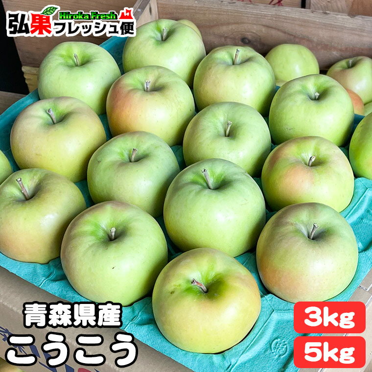 【送料無料】青森りんご 訳あり こうこう 約3kg（8玉～12玉入り）／約5kg詰め（12玉～20玉入り）青森県産 リンゴ 通販 林檎 販売 青森林檎 家庭用 ワケアリ 3キロ 5キロ