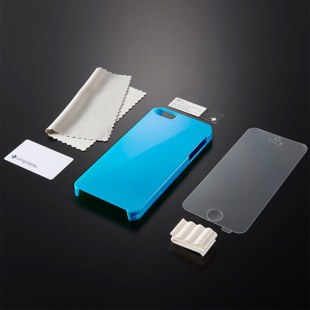 トリニティ Simplism iPhone 5/5S用 抗菌ハードカバーセット 傷防止UVコーティング...