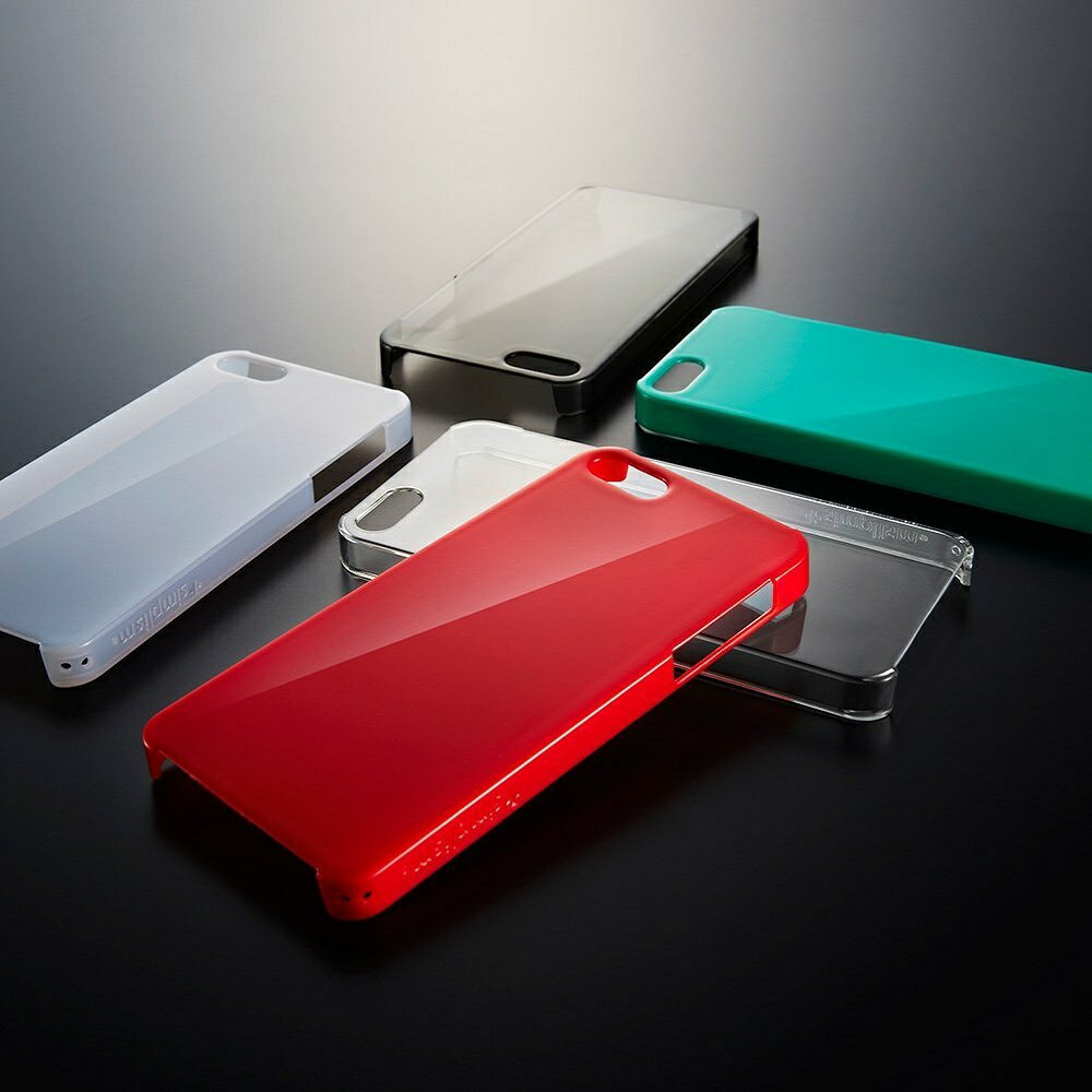 トリニティ Simplism iPhone 5/5S用 抗菌ハードカバーセット 傷防止UVコーティング...