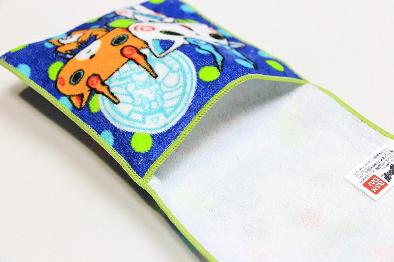 Hiro landの妖怪ウォッチ ポケットタオル 25×12.5cm コマさん [新生活][子供][定形外郵便、送料無料、代引不可]｜アングル2