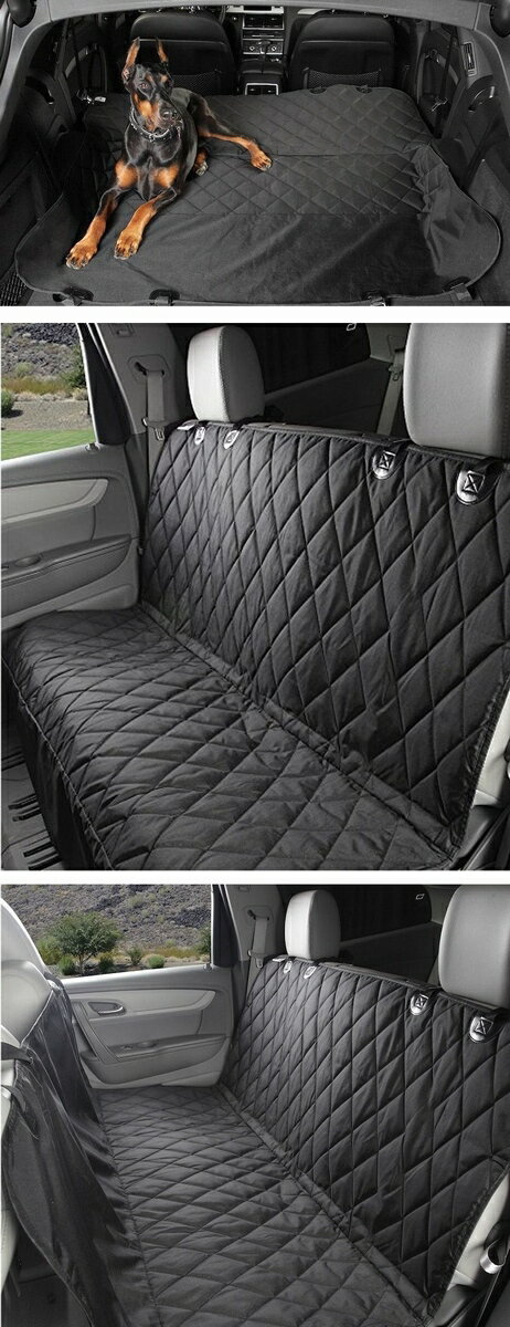 車用 ペット用 折りたたみ ブラック 大型 ドライブシート 汚れ防止 送料無料 一部地域を除く 後部座席用