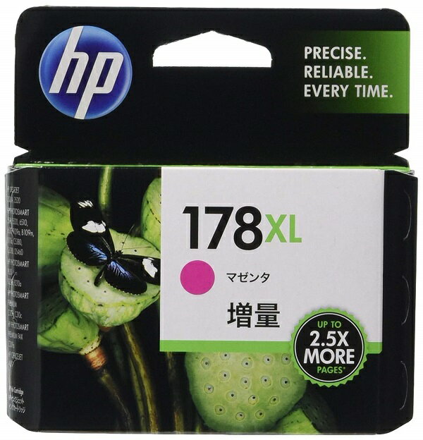 【訳あり品】 HP 178 純正 インクカートリッジ マゼンタ ( 増量 ) HP 178XL CB324HJ 商　品　説　明 こちらの商品は訳あり未使用品です。未開封、未使用ですが、メーカー使用期限が切れております。予めご了承の上、お買い求めください。 HP 178 純正 インクカートリッジ シアン ( 増量 ) HP 178XL CB324HJ 対応機種 ■Deskjet 3070A / 3520 ■OfficeJet 4620 ■Photosmart 5510 / 5520 / 5521 / 6510 / 6520 / 6521/ B109A / C5380 / C6380 / D5460 / Plus B209A / Premium FAX All-in-One C309a / Premium C309G / Premium C310c / Wireless B109N / Wireless B110a / Plus B210a 商　品　仕　様 タイプ 増量タイプ メーカー型番 CB324HJ カラー マゼンタ 保　証　に　つ　い　て この商品には、メーカー保証が切れておりますが、初期不良品の場合のみ、商品到着から1週間以内であれば弊社で対応いたしますので、ご連絡ください。 注　意　事　項 ●こちらの商品は、訳あり未使用品です。 ●モニター環境により、実際のカラーと異なって見える場合がございます。　 ※商品の発送は定形外郵便での発送となります。（代引支払は不可、荷物の追跡不可）※この商品は運送便の都合上、化粧箱を外して簡易包装で発送する場合がございます。プレゼント用にご購入される場合はご注意願います。＜定形外郵便に関する注意事項＞ 　　・ 定形外郵便に関しては基本的にポストに投函する為、 配達時に何らかのトラブル等が有り、万一、購入された商品が配送事故・紛失・破損等によりお手元に届かない場合でも弊社は責任を負いかねますので予めご了承下さい。（配送中の事故等は、免責とさせて頂きます。） 　　・ 定形外郵便に関しては代金引換払い及び時間指定サービスはご利用頂けません。 　　・ 通常便と比べると到着までに時間がかかります。 　　・ 伝票番号による荷物の追跡を行うことはできません。