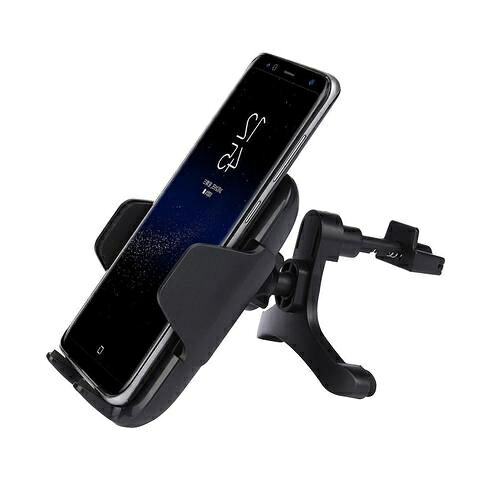 車用ワイヤレス充電ホルダー 商　品　説　明 ◆iPhoneXからの新機能！ワイヤレス充電スタンドの登場です^^ ◆iPhoneXやiPhone8に機種変更した方必見のワイヤレスで充電できちゃう充電スタンドです♪ ◆今まで充電するたびにわざわざコードを接続して煩わしい・・・ ◆そんなあなたに是非使って頂きたいワイヤレス充電スタンドです！ ◆車のエアコンルーバーに取付ける仕様なので設置場所に困りません！ ◆画面の方向を調整できるので充電しながらも快適操作♪ ◆ナビとして使いながら充電できるので便利です！ ※使用中に熱を持った場合は速やかに使用を中止して下さい。スマートフォンなど故障のトラブルが発生致しましても弊社では保証致しかねます。※小さなお子様やペットのいる場所でのご使用は十分ご注意ください。※iPhone本体と充電器本体の中心部分を合わせてご使用ください。ずれると充電出来ない場合がございます。※スマホケースを装着されておりますと、素材や厚みなどの違いで異なりますが、充電が遅いもしくは充電が出来ない場合がございます。Qi対応ケースもしくはスマホケースを外してご使用いただくことをお勧めいたします。予めご了承ください。 商　品　仕　様 サイズ 本体：幅7×高さ11.5×奥行5cm 付属ケーブル長さ 約90cm Input 9V／1.67A、5V 2A Output 5V 1A 伝送距離 8mm 対応機種 iPhone16シリーズ、iPhone15シリーズ、iPhone SE(第3世代)などQi対応機種 保　証　に　つ　い　て この商品には、メーカー保証がございません。 初期不良品の場合のみ、商品到着から1週間以内であれば弊社で対応いたしますので、ご連絡ください。 注　意　事　項 ●こちらの商品は、新品です。 ●モニター環境により、実際のカラーと異なって見える場合がございます。　 【技適マークについて】※本商品は、電波法令で定められている技術基準に適合していることを証明する技適マークが貼付されていない無線機器であり、日本国内で使用する場合は、電波法違反になるおそれがございます。ご使用の際には、十分ご注意いただきますようお願いいたします。詳しくは、最寄りの総務省総合通信局へお問い合わせください。※商品の発送は定形外郵便での発送となります。（代引支払は不可、荷物の追跡不可）※この商品は運送便の都合上、化粧箱を外して簡易包装で発送する場合がございます。プレゼント用にご購入される場合はご注意願います。＜定形外郵便に関する注意事項＞ 　　・ 定形外郵便に関しては基本的にポストに投函する為、 配達時に何らかのトラブル等が有り、万一、購入された商品が配送事故・紛失・破損等によりお手元に届かない場合でも弊社は責任を負いかねますので予めご了承下さい。（配送中の事故等は、免責とさせて頂きます。） 　　・ 定形外郵便に関しては代金引換払い及び時間指定サービスはご利用頂けません。 　　・ 通常便と比べると到着までに時間がかかります。 　　・ 伝票番号による荷物の追跡を行うことはできません。
