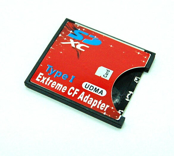 SDカード CFカード TypeI 変換アダプター WIFI SD カード対応 変換 Compact Flash adapter[定形外郵便、送料無料、代引不可]