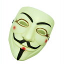 厚手マット(ver) V for Vendetta ガイフォークス アノニマス 仮面マスク 《イエロー》 仮装 コスプレ 定形外郵便 送料無料 代引不可