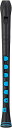 NUVO ヌーボ プラスチック製管楽器 Recorder+ ソプラノリコーダー ジャーマン式 《ブラック/ブルー》 Black/Blue N320RDBBL[定...